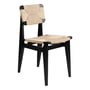Gubi - C-Chair Dining Chair Paper Cord , eik zwart gebeitst