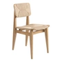 Gubi - C-Chair Dining Chair Paper Cord , Eiken geolied