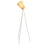 Northern - Oslo Wood Vloerlamp, beige / metallic