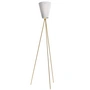 Northern - Oslo Wood Vloerlamp, wit/goud