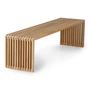 HKliving - Slatted Bank 160 cm, teakhout naturel