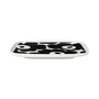 Marimekko Oiva Unikko - Dienblad, 15 x 12 cm, wit / zwart