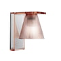 Kartell - Light-Air Wandlamp, glashelder / roze