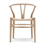 Carl Hansen - CH24 Wishbone Chair , geolied beuken / vlechtwerk naturel