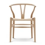 Carl Hansen - CH24 Wishbone Chair , geolied beuken / vlechtwerk naturel
