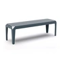 Weltevree - Bended Bench Bank L 140 cm, grijsblauw (RAL 5008)