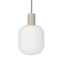 Broste Copenhagen - Lolly Hanglamp, Ø 27 cm, zand/wit