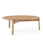 Audo - Passage Lounge Tafel, Ø 90 cm, eiken natuur
