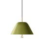 Audo - Levitate hanglamp, Ø 28 cm, saliegroen (Pantone 5773) / messing