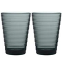 Iittala - Aino Aalto Longdrinkglas 33 cl, donkergrijs (set van 2)