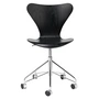 Fritz Hansen - Series 7 bureaustoel, chroom / zwart gekleurd essenhout