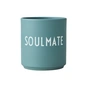 Design Letters AJ Favourite Soulmate - Porseleinen mok, / dusty green