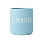 Design Letters AJ Favourite Superstar - Porseleinen mok, / soft blue