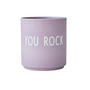 Design Letters AJ Favourite You Rock - Porseleinen mok, / lavendel