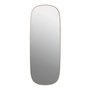 Muuto - Framed Mirror , groot, rose / helder glas