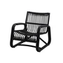 Cane-line - Curve Loungestoel Outdoor, lavagrijs
