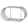 AYTM - Curva Wandplank, 61,4 x 33 cm, zilver