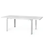 Nardi - Alloro 140 uitschuifbare tafel, bianco / bianco