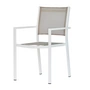 Fiam - Aria Stapelstoel, wit / taupe