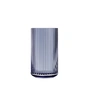 Lyngby Porcelæn - Glazen vaas, h 12,5 cm, midnight blue