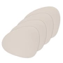 Lind DNA - Placemat Curve L Nupo zacht nude (set van 4)