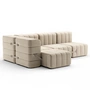 Ambivalenz Curt - Bankstel 9, grijs / beige (Jet - 9110)