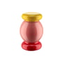 Alessi - Twergi peper/zout en kruidenmolen ES18, roze / rood / geel