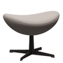 Fritz Hansen - Egg Poef, warm grafiet / Christianshavn 1120 lichtbeige