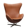 Fritz Hansen - Egg Chair, bruin-brons / Grace leer walnoot