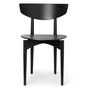 Ferm Living - Herman Stoel, hout, zwart eiken