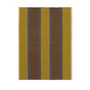 Ferm Living - Hale Theedoek, lime-donkerblauw-chocolade