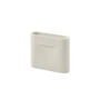 Muuto - Ridge Vaas, H 16,5 cm, gebroken wit