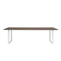 Muuto - 70/70 Eettafel, 255 x 108 cm, gerookt eiken / wit