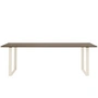 Muuto - 70/70 Eettafel, 225 x 90 cm, gerookt eiken / zand