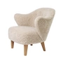 Audo - Ingeborg Fauteuil, eiken naturel / schapenvacht Moonlight