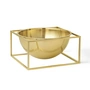 Audo - Kubus Bowl Centerpieces H 1 1. 5 cm, groot / verguld