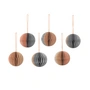 Broste Copenhagen - Christmas Ball Decoratieve hangers, Ø 5 cm, gemengde kleuren (2) (set van 6)