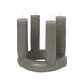 Broste Copenhagen - Lucia Adventskaars, h 18 x Ø 20 cm, zwammen