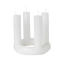 Broste Copenhagen - Lucia Adventskaars, h 18 x Ø 20 cm, zuiver wit