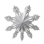 Broste Copenhagen - Christmas Snowflake Decoratieve hanger, Ø 46 cm, zilver