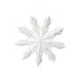 Broste Copenhagen - Christmas Snowflake Decoratieve hanger, Ø 30 cm, wit
