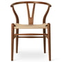 Carl Hansen - CH24 Wishbone Chair , Mahonie geolied / vlechtwerk naturel