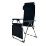 Fiam - Amida Relaxligstoel, aluminium / zwart