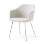 & Tradition - Rely HW35 Fauteuil, chroom / Kvadrat Hallingdal 103