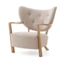 & Tradition - Wulff ATD2 Loungestoel, geolied eiken / beige ( Karakorum 003 )
