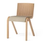 Audo - Ready Dining Chair, zitkussen, natuurlijk eiken / bouclé beige