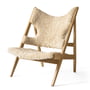 Audo - Knitting Chair, natuurlijke eik / Schapenvacht Krullend