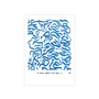 Paper Collective - Comfort Poster 50 x 70 cm, blauw
