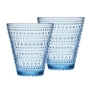 Iittala - Kastehelmi aqua Drinkglas 30 cl, (set van 2)