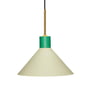 Hübsch Interior - Metalen hanglamp, groen/bruin